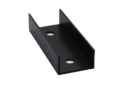 Connector for mounting profiles. 120x40x25 / ALU / Black