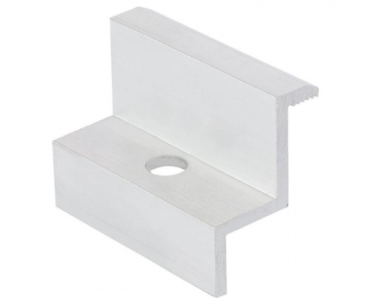 End clamp 35mm - Silver / ALU