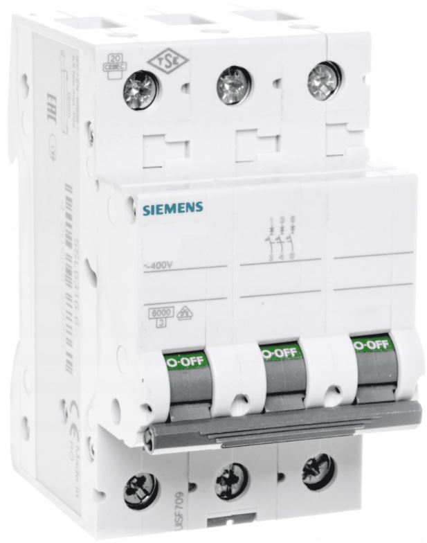 SIEMENS B20 3P circuit breaker