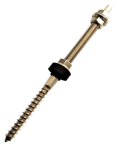 Screw with double thread M10x200 / A2 Set