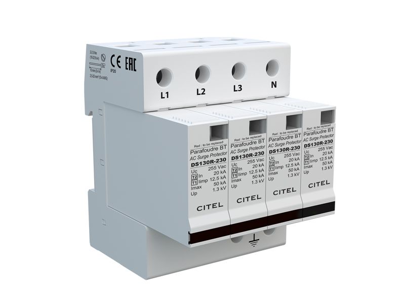 Surge arrester CITEL AC 3-phase T1+T2 / 571504 / 571514 DS134RS-230